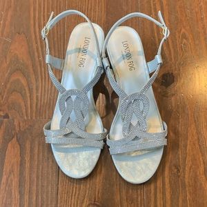 London Fog Silver Dress Shoes